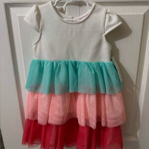 Colorful Tiered Dress for Kids